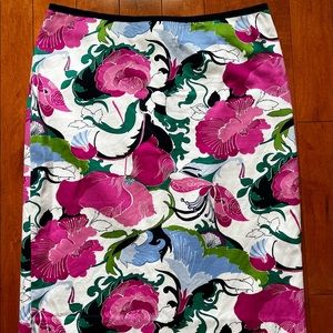 Talbots Floral Pencil Skirt - size 10